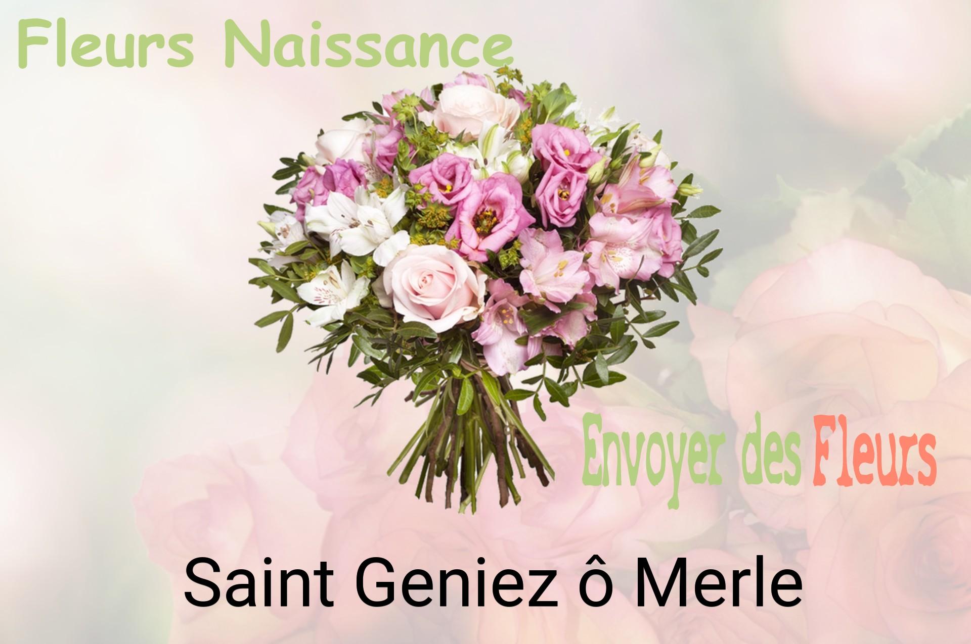 Bouquet de fleurs de naissance livré à Saint-Geniez-ô-Merle
